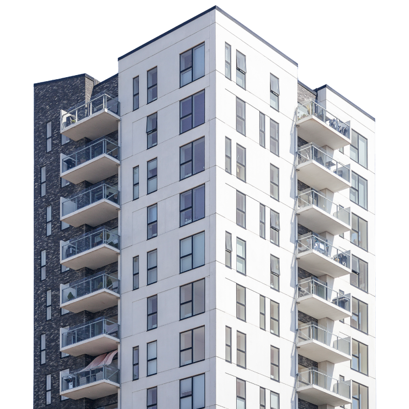 Edificio con administración de fincas Finestrae